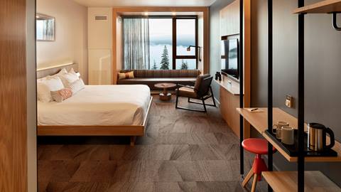 interior photo of hotel at Schweitzer's hotel Humbird