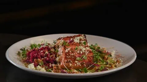 steelhead dish from Chimney Rock