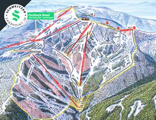 map of outback bowl at Schweitzer